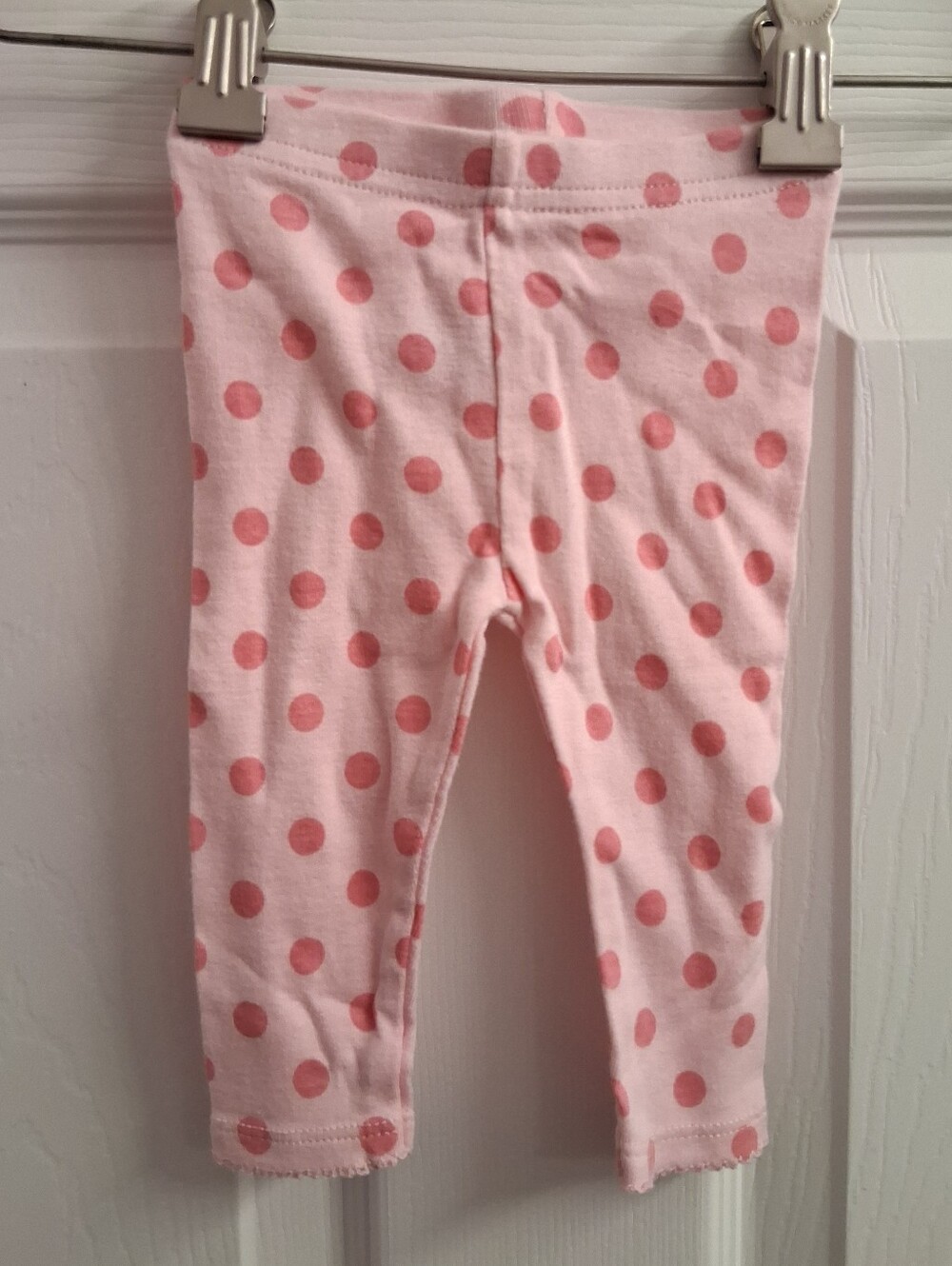 Gerber 0-3 Months Pink Dot Pants